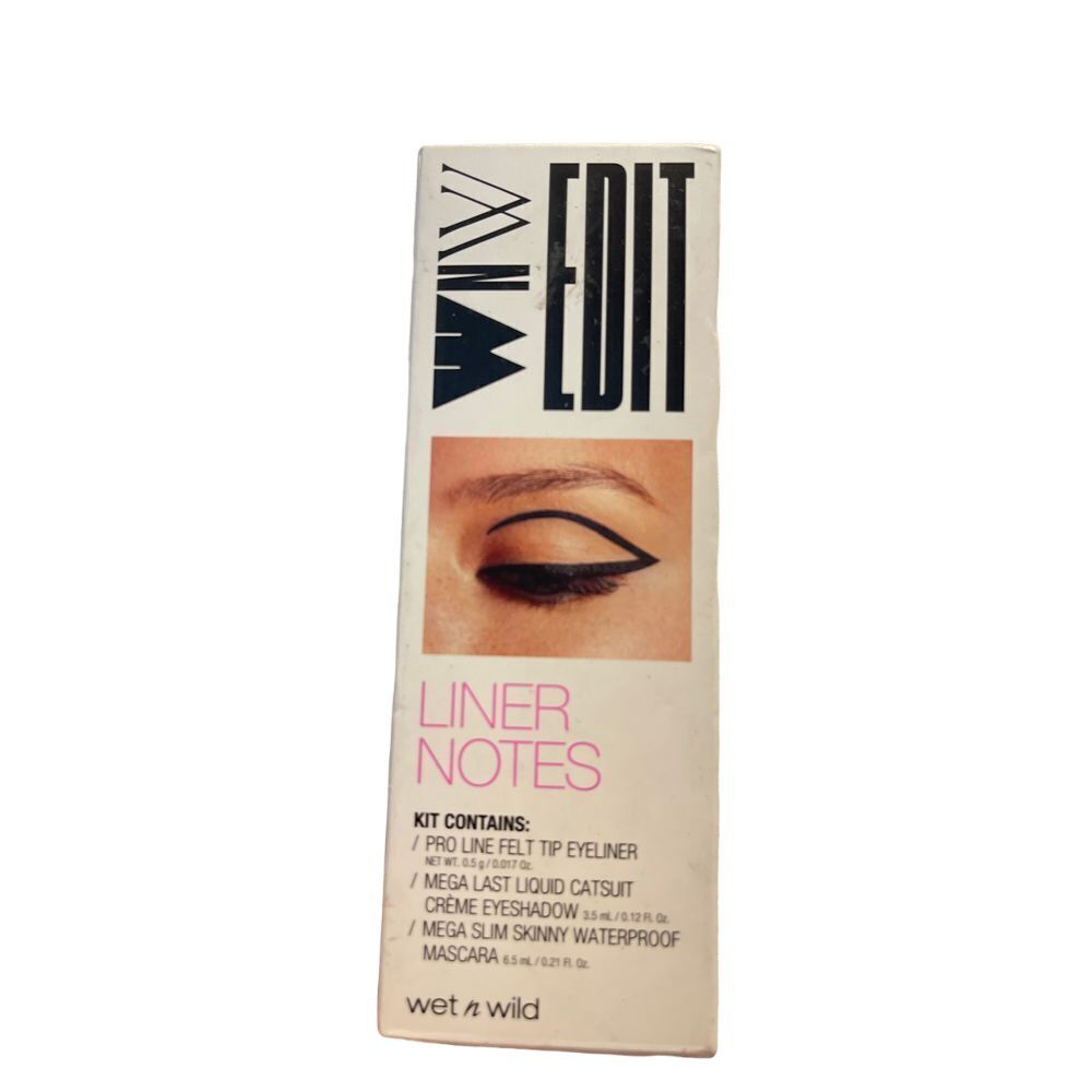 Wet and Wild Liner kit Felt Tip Liquid Eyeliner Pen Waterproof Black O-13